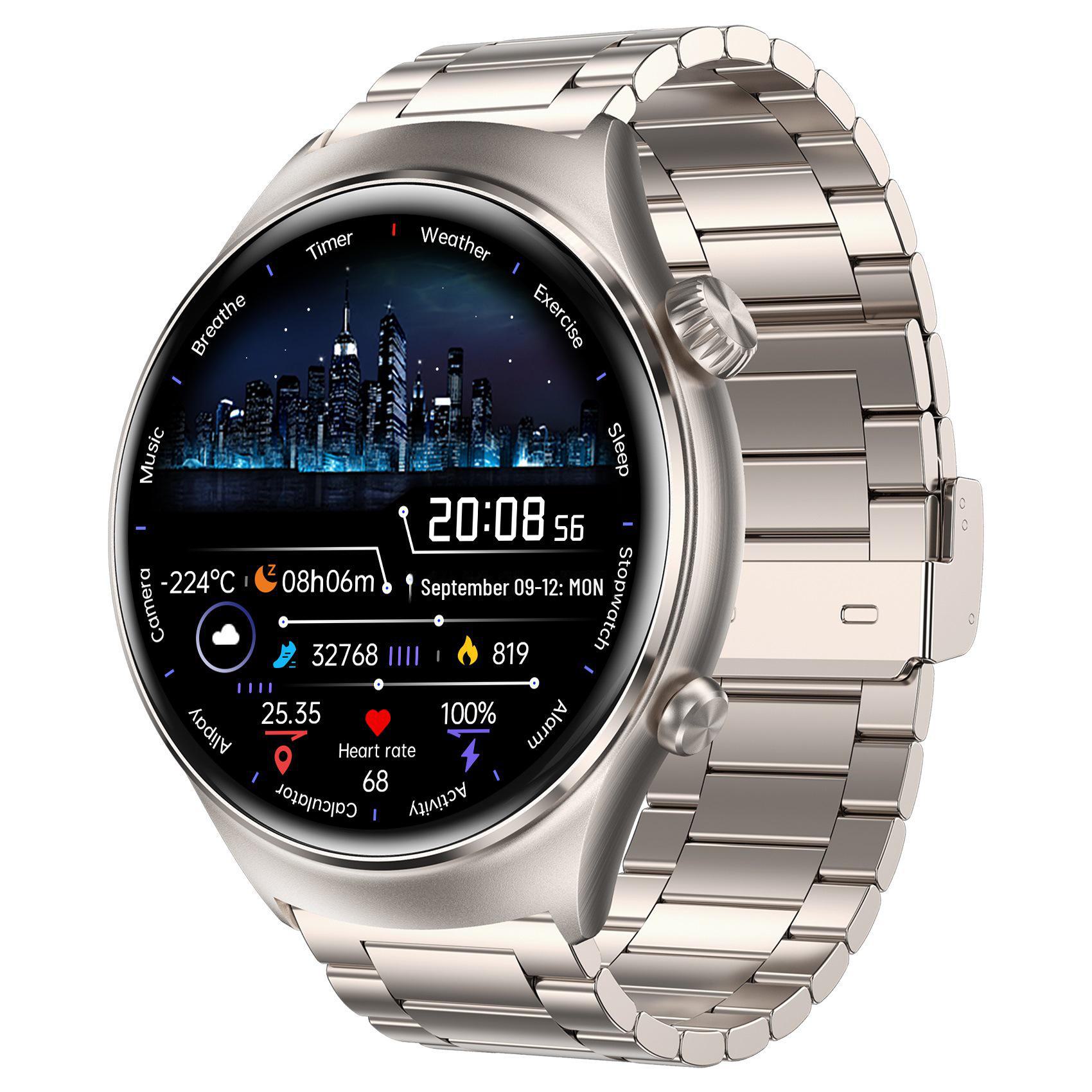 

Watch4 Smart Sports NFC водонепроникний чорний браслет BM06