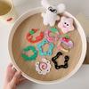 Mountaineering Buckle Korean Ins Keychain Cute Fruit Keyring  School Bag Decor
