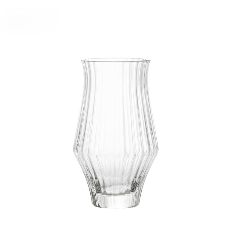 Glass Coffee Cup High Borosilicate Heat Resistant Glass Teacup High Appearance Level Household Retro Transparent Smell Water Cup