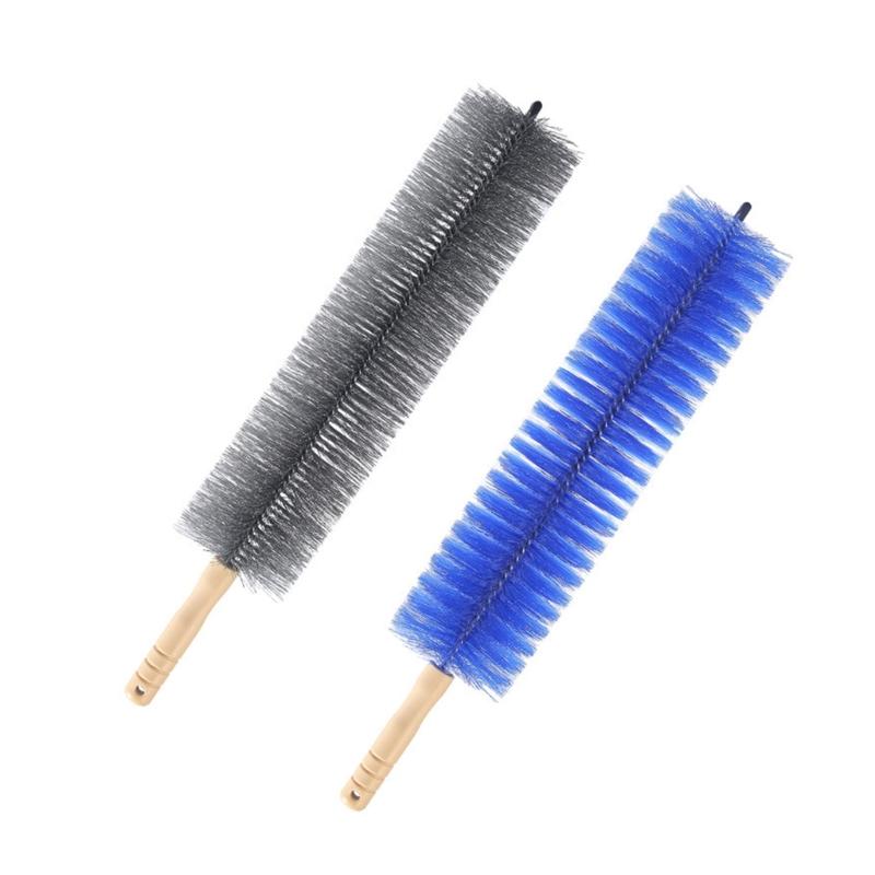 Long Handle Dust Brush 2Pcs for Fan Cover Dust Removal, Plastic Hold Cleaning Brush for Air Outlet Covers and Gaps