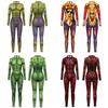 Halloween Spiderman 3d Printed Bodysuit With Elastane For Cosplay And Costume Events
