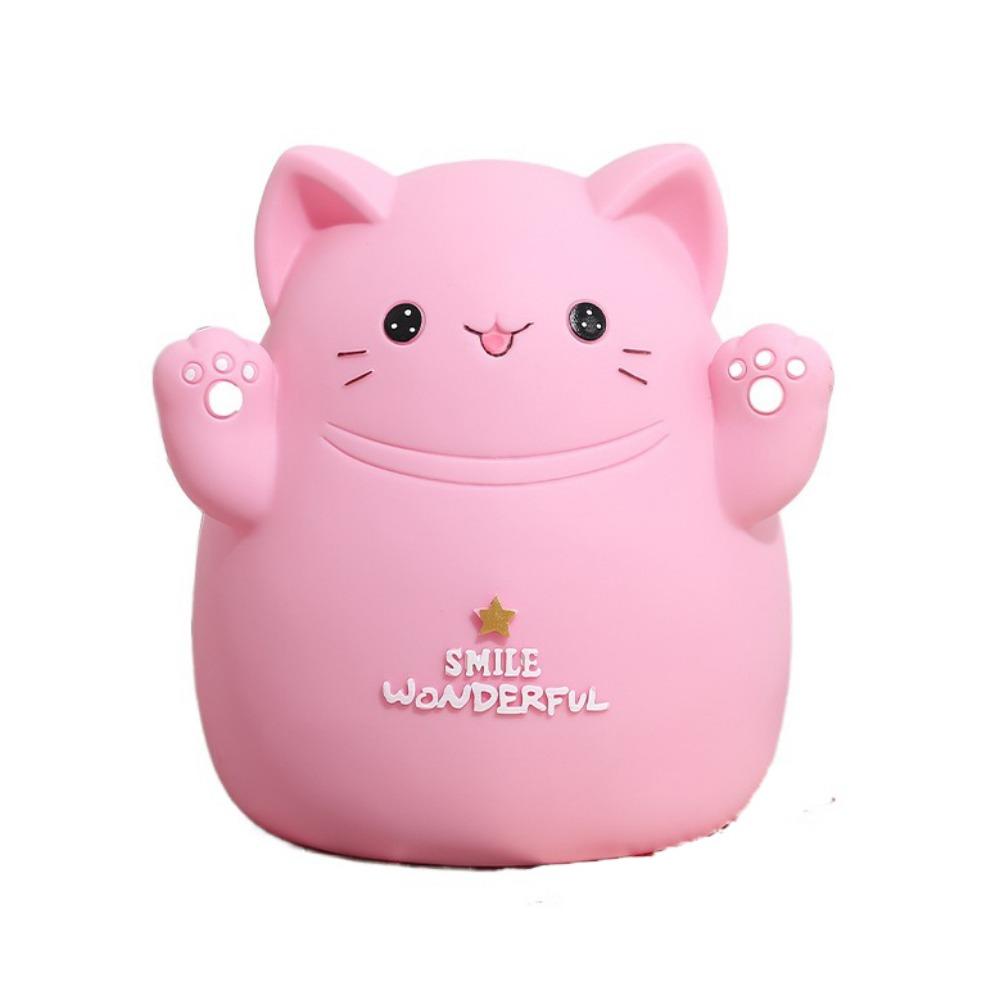 Fall Resistant Cat Piggy Bank Anti-fall Desktop Animal Ornaments Dog Saving Box  Children's Gift