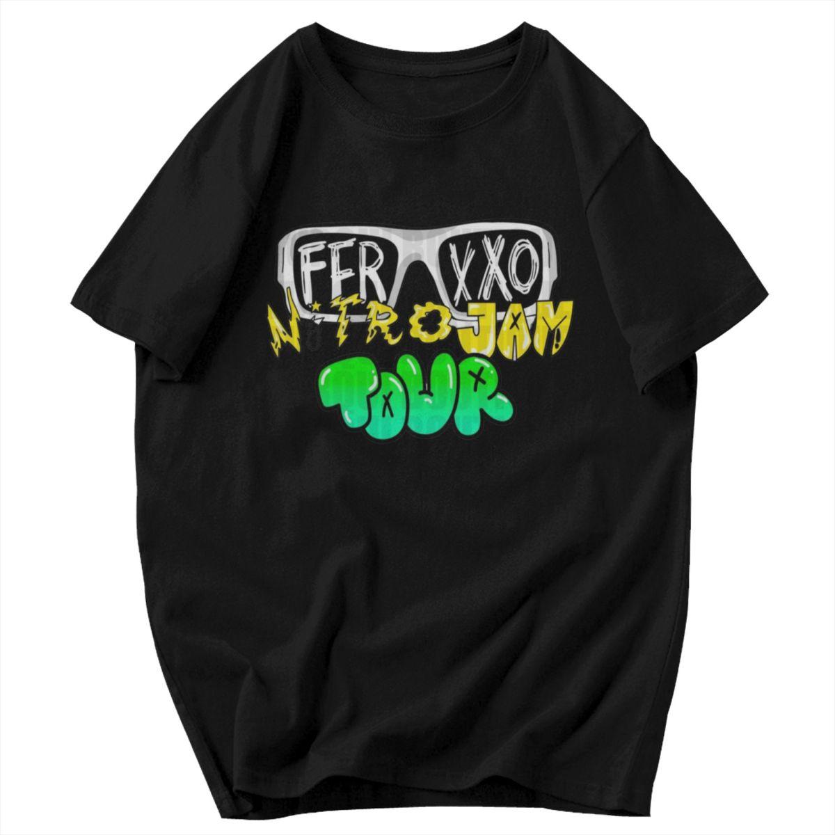Men T Shirt Ferxxocalipsis Tour Feid Ferxxo 2025 Trendy Gifts Y2K Graphic Oneck Unisex Clothing T Shirts S разноцветный