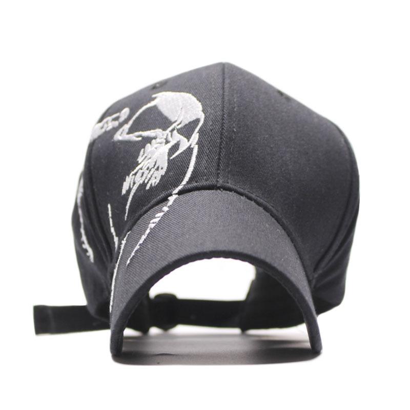 Popular old skull baseball cap washed full hat edged sun hat men's and women's new baseball caps