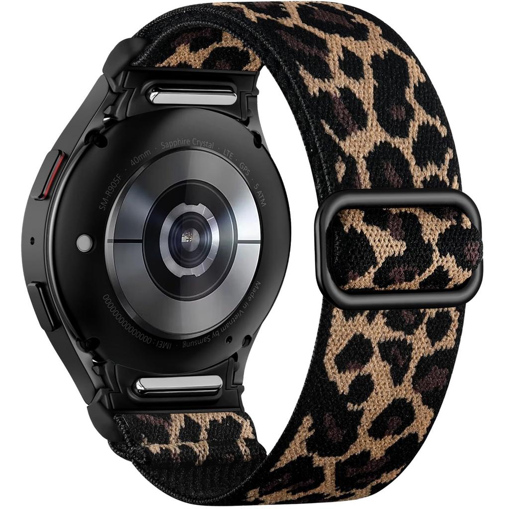 Elastic Nylon Loop Watch Band For Samsung Watch4 5 6 7 Strap Replacement Wristband For Samsung Galaxy Bracelet Correa Accessorie