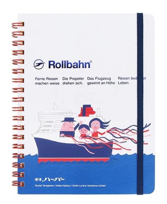 

Delfonics Rollbahn Pocket Memo Pad Ariake Yokohama Yokohama Exclusive L, Harbor, (White)