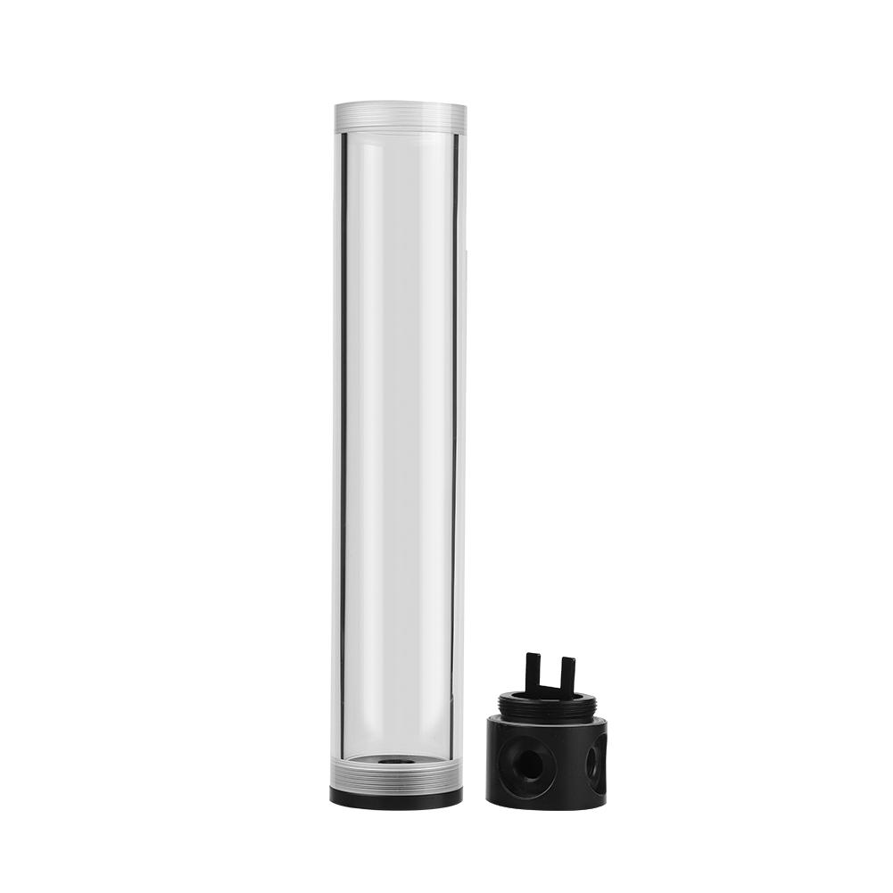 50mm Diameter G14 Thread DIY Extra Long Cylinder Water Cooled Tank for Computer Cooling 300mm