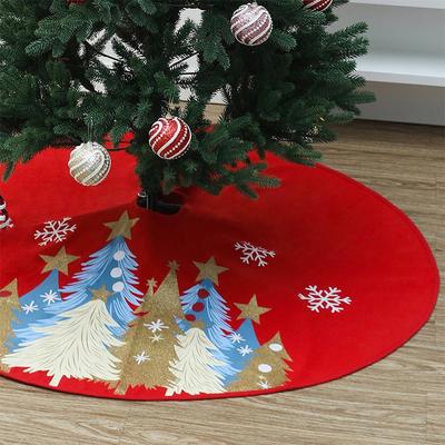 1 Stück Cartoon Weihnachtsbaumrock Basteln Baumumrandung Basis Set Frohe Weihnachten Dekoration für Zuhause Weihnachtsbaumschmuck Navidad 2025