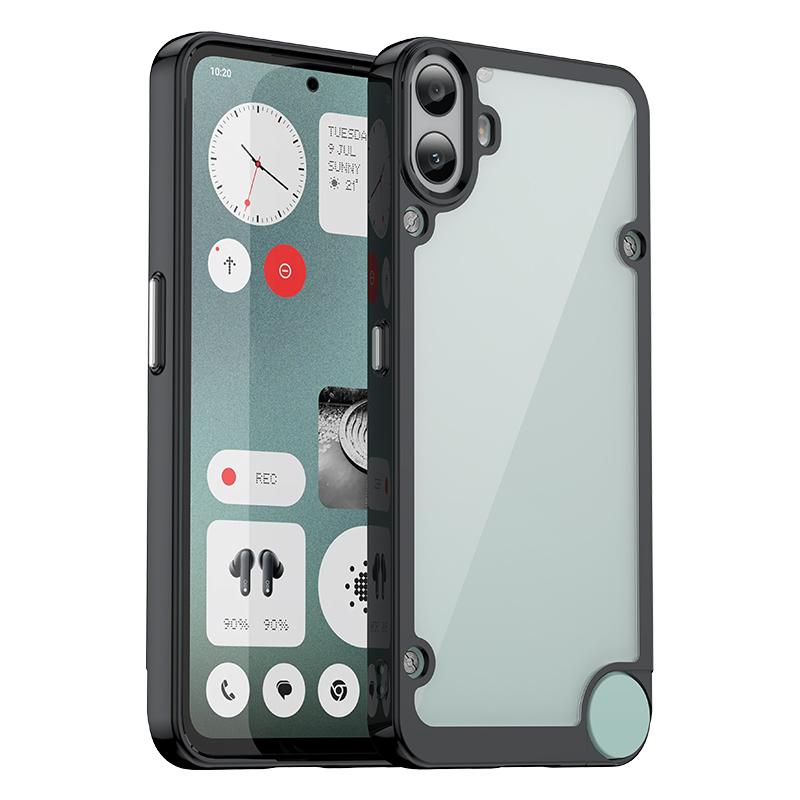 Etui do Nothing CMF Phone 1 Pokrowiec do Nothing CMF Phone 1 Coque Funda Twarda Półprzezroczysta Miękka Ramka Przezroczyste Etui Nothing CMF Phone 1