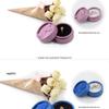 Small Bowknot Round Jewelry Box for Rings and Earrings