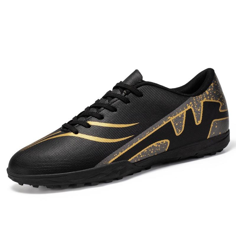 Flache Fußballschuhe für Kinder, Jungen und Schüler, Mädchen, bei gebrochenen Nägeln, grüne Trainingsschuhe, Fußballschuhe für Vereinsspiele