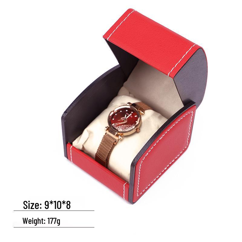 PU Watch Box: Flip-Top Display & Storage for a High-End Feel
