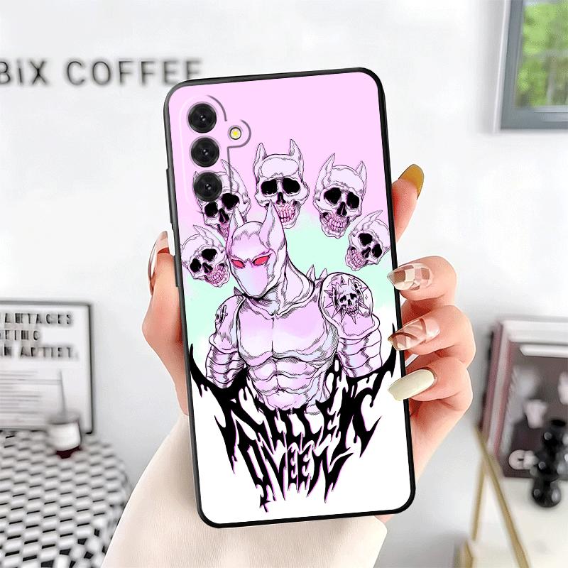 JoJo Adventure Killer Queen Soft Phone Case for Samsung A17 A37 A57 A16 A26 A36 A56 A15 A25 A35 A55 A14 A24 A34 A54 A13 A23 A33