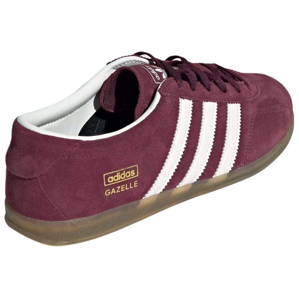 Adidas Originals Gazelle Lo Pro Coupe Confortable Durables Baskets Basses Baskets Unisexes Bordeaux Blanc IH6940
