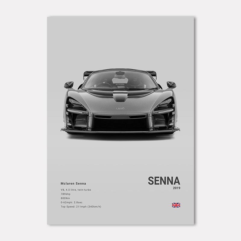 Berühmte Autos Super Sport Wandkunst Druck Poster M4 P1 DIVO STO SVJ Dekoration Wandbild Moderne Heimdekoration Geburtstagsgeschenk Ungerahmt