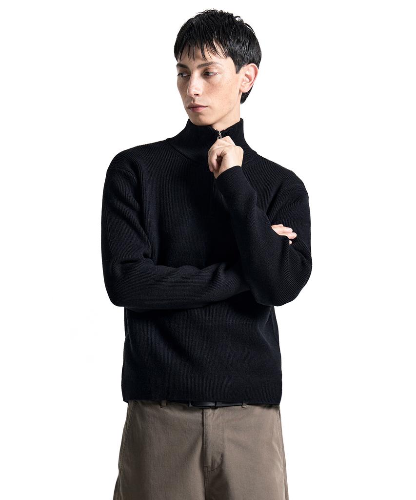 COSTUME O’CLOCK Daily Slim Fit Half Zip Knit 6 Color Cooskt076