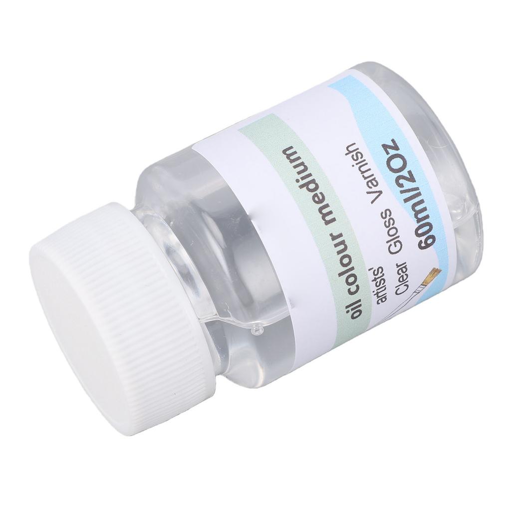 60ML High Gloss Varnish Clear Protective Varnish Prevent Oil Painting From Dust and Scratches