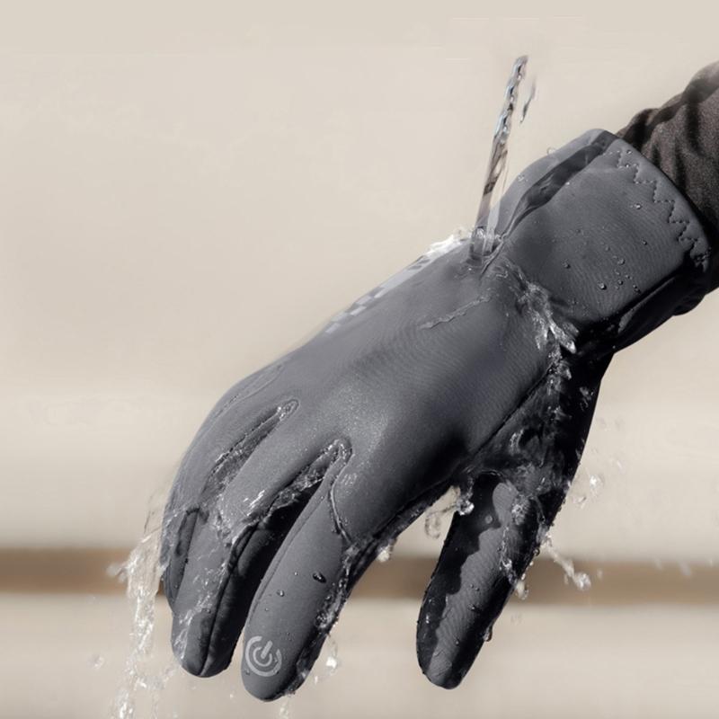 Winter Riding Gloves Cycling Gloves Touchscreens Enabled Windproof Thermals Insulation Silicone Grip For Enhances Safety