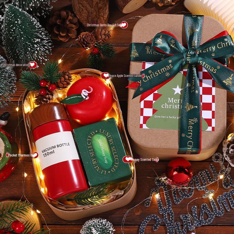 Christmas Glass Cup Gift Set