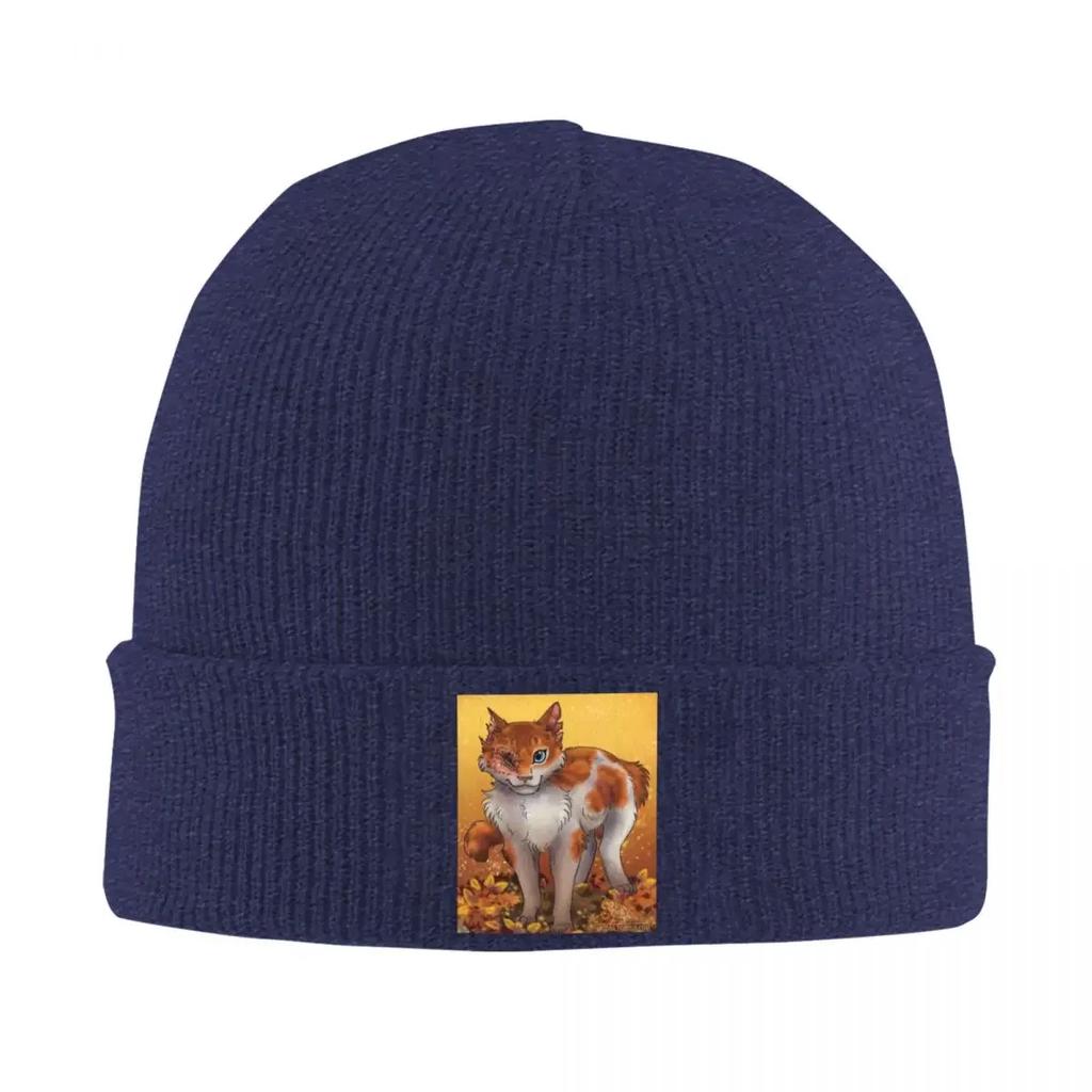 Brightheart Warrior Cats Thunderclan Lostface Cloudtail Brightpaw Warm Knitted Cap Bonnet Hat Autumn Winter Beanies Hats