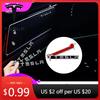 Autoaufkleber 2025 Neu Tesla 3D Auto Audio Dekor 3D Aluminium Abzeichen Emblem Aufkleber Zubehör für Tesla Model 3 Model X S 2016-