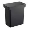 Jitsugyo Airtight Pet Food Stocker 12kg with Measuring Cup Black Approx. W41 X D24 X H42.5 (When Lid Is Open: Approx. H65.5) Cm Nooks Food