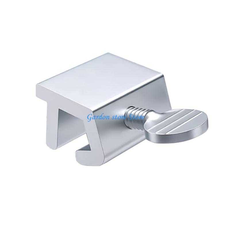 B0KB 4 Piece No Drill Aluminum Window Security Lock Ventilation Control for Horizontal Sliding Frame Door Window Limiter