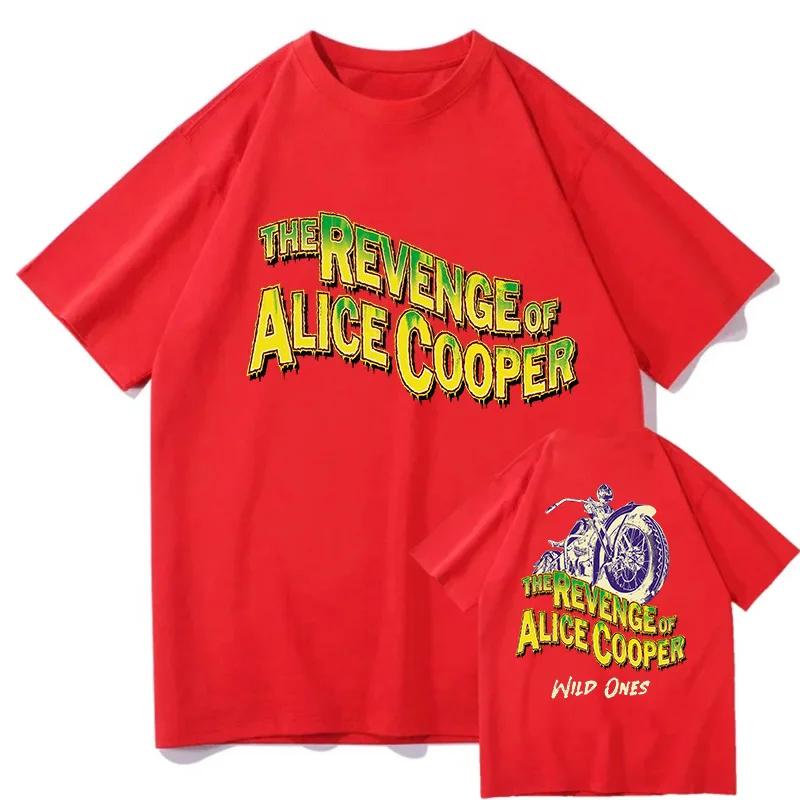 Alice Cooper Wild Ones Tour Summer TShirt Man Woman Harajuku ONeck Short Sleeve Shirts Music Fans Gift Aesthetic Tops Clothes