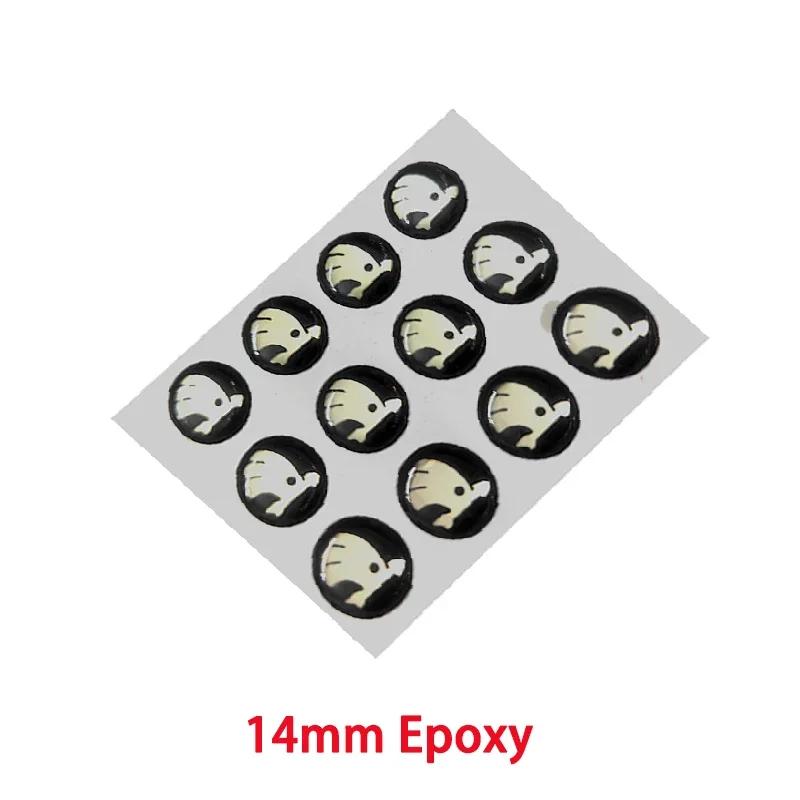 Naklejka Samochodowa 2025 Nowa 10 SZT 14mm Naklejka Emblemat Naklejka Na Kluczyk Samochodowy Zdalny Do Skoda Octavia Kodiaq Fabia Superb Rapid Kamiq Karoq Deri