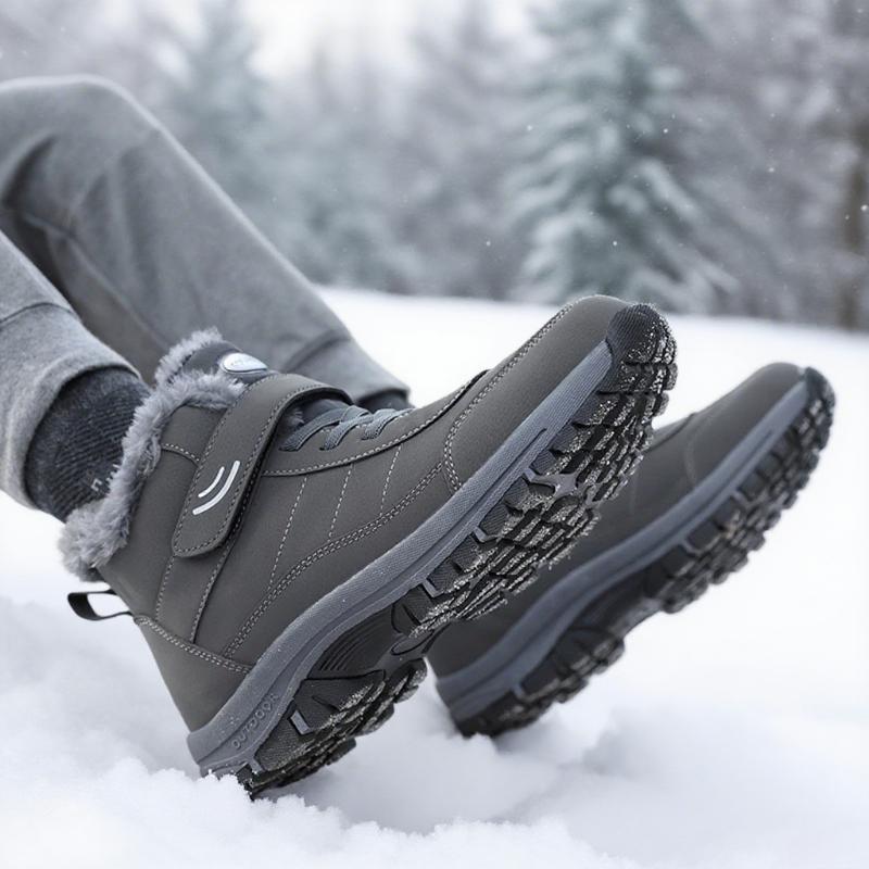 Snow Boots for Women Casual Winter Shoes Fashion Platform Non-slip Warm Fur Ankle Boots Plush 2025 New Outdoor Warm Hiking Boots