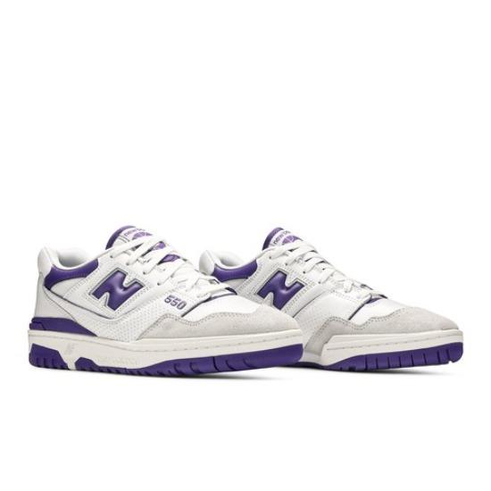 New Balance 550 White Purple BB550WR1