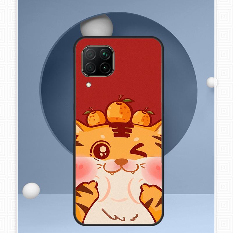 Funny Cartoon Tiger For Huawei Nova 12i 12s 11i 8i Y91 Y60 Y70 Y72 Y90 Y61 9 10 SE P20 P40 Lite P30 P60 Pro Case