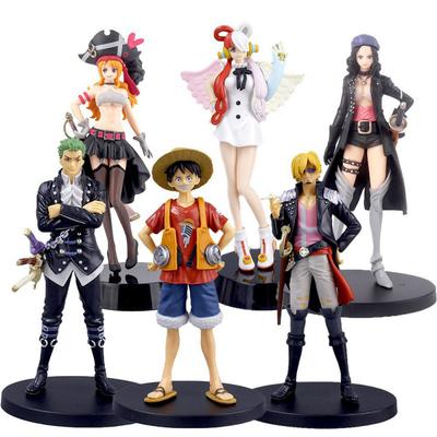 Figurine One Piece, version cinéma d'animation DXF Luffy, Shanks le roux chanteur Nami Robin modèle ornement