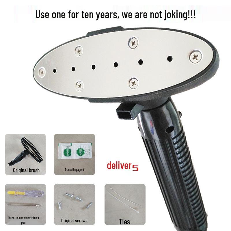 

Universal Red Heart Steam Garment Steamer Iron Head Nozzle with Drop-resistant Stainless Steel Panel Below 0.8L