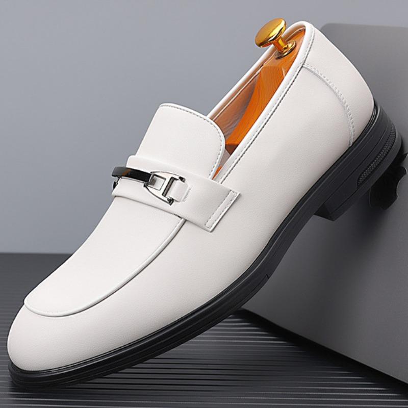 Módní návrhářské svatební boty z hovězí kůže pro muže Jaro Podzim Měkká podrážka Ležérní mokasíny Pánská móda Lehké společenské Pánské společenské boty