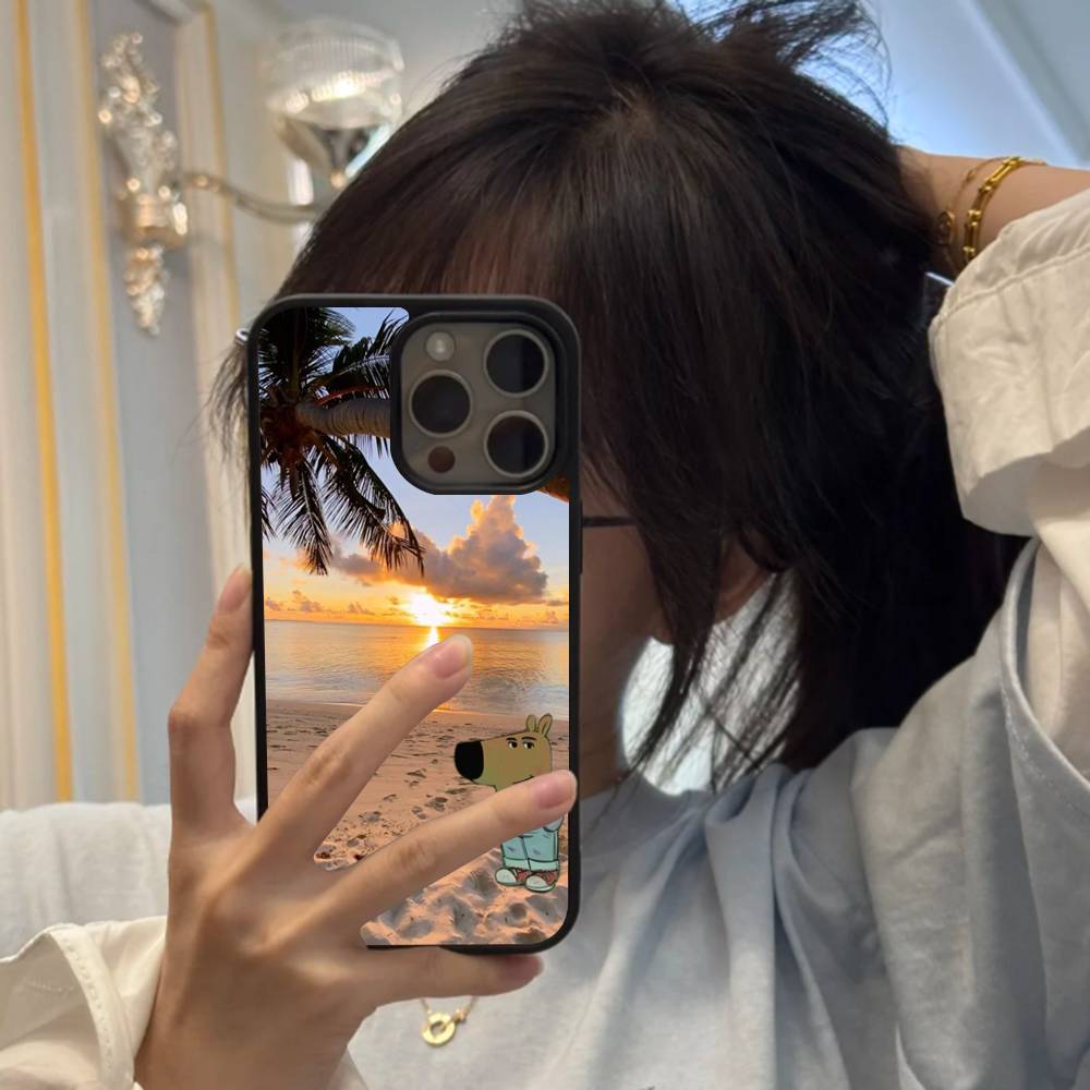 

Hot MEME Chill Guy Hard Plastic Phone Case For Iphone 17 Air 16 15 14 13 12 11 Pro Max PC TPU Ins Case iphone 14 plus