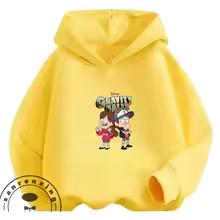 Autumn Winter Hoodie Gravity Falls Lovely Cartoon Print Casual Street Style Kids Boys Girls 3 14 Years Warm Soft Outdoor