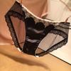 Tempting Sexy Satin Low-rise Women Hollow Out Briefs Panties Underwear Lace