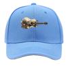 Rustic Forest Acoustic Guitar Silhou Sandwich Baseball Cap Sun Cap Outdoor Workouts Hat