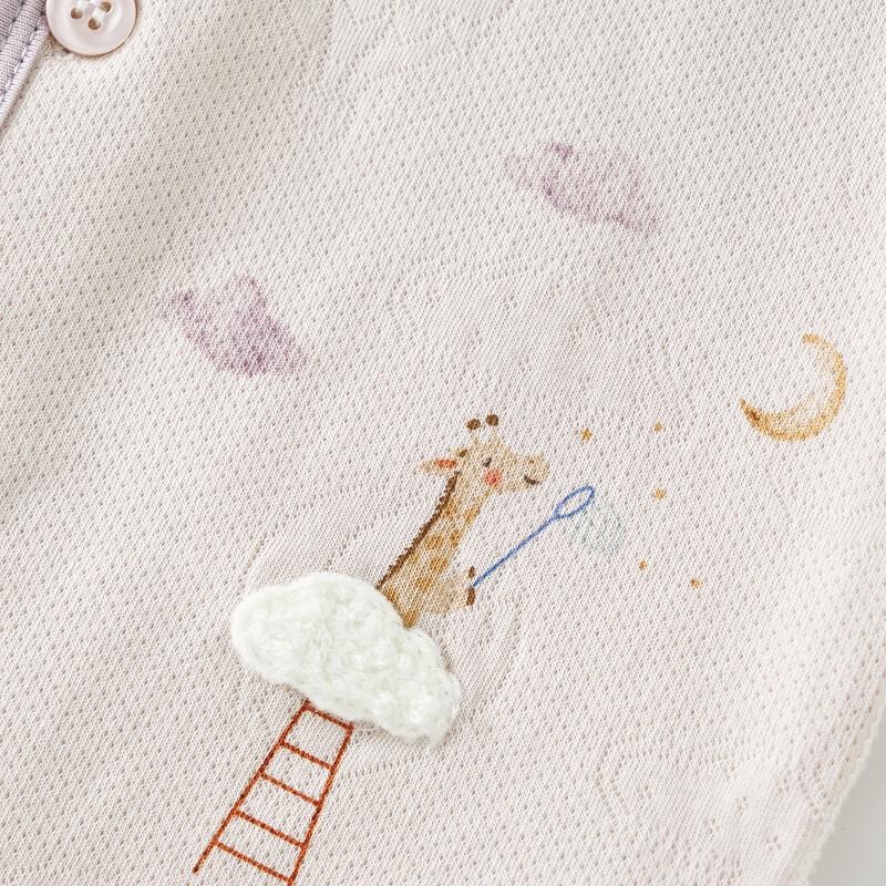 Tongtai Baby Pure Cotton Jacquard Mesh Vest
