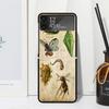 Bugs Bees Scientific Decomposition Phone Case Cover for Samsung Galaxy Z Flip 7 6 5 4 3 5G Flip3 Flip4 Flip5 ZFlip6 ZFlip7 Black