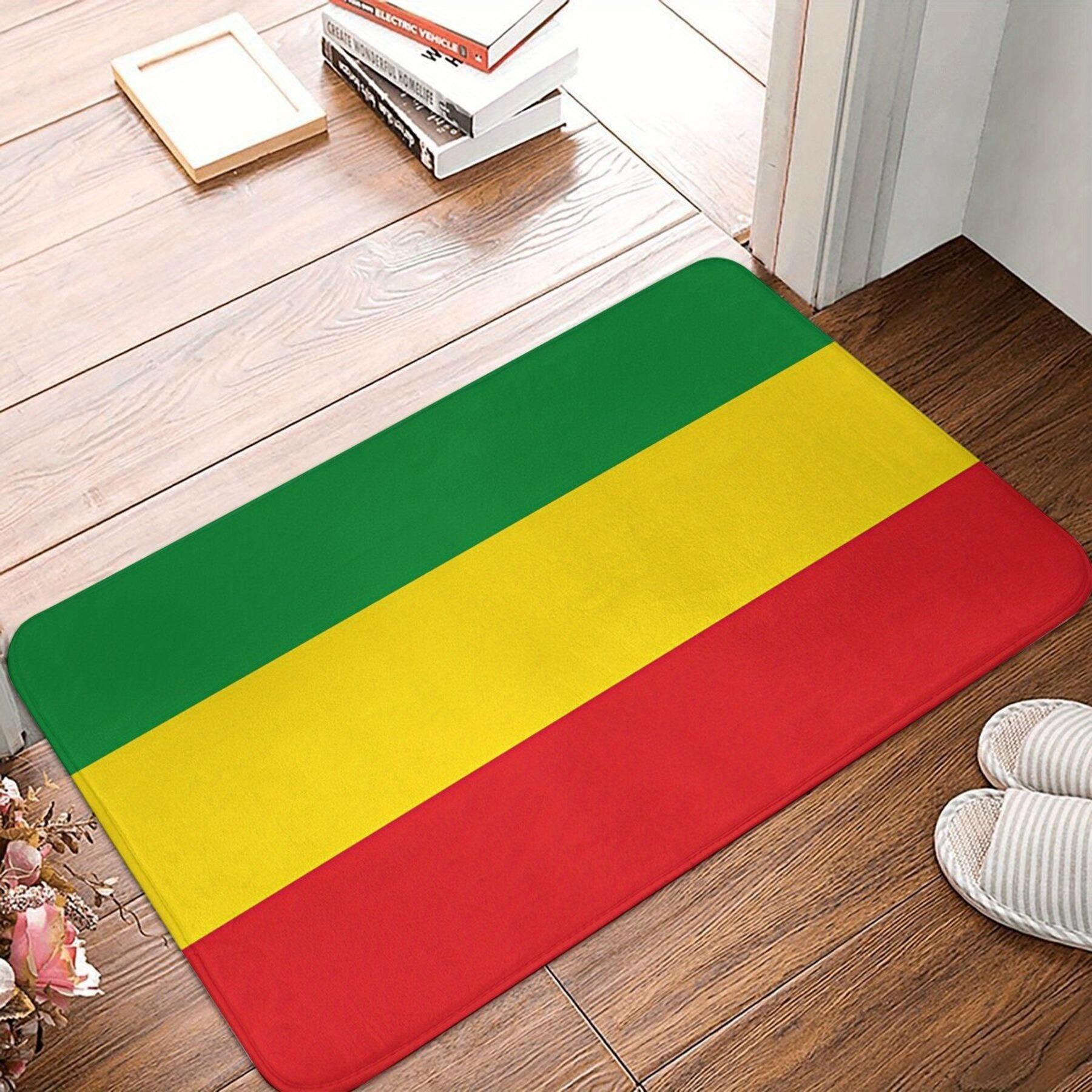 

1PC Stripe Pattern Kitchen Rugs Non-Slip Door Mats Pop design Bathroom Rug Bath Mat Carpet for Home Sink Laundry Decor 40cm x 60cm
