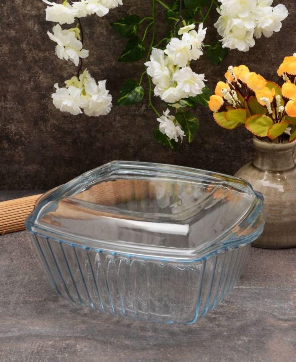 

Paşabahçe 59049 Square Lidded Borcam Pot 2600 cc