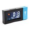 Projection Alarm Clock Snooze Function Temperature Humidity 12/24H