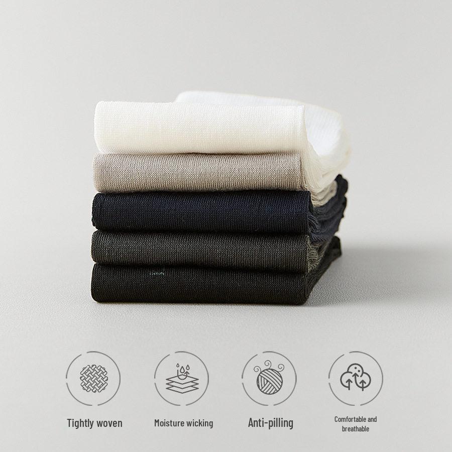 Men's Summer Silk Stockings: Anti-odor, Sweat-absorbing Long Calf Socks