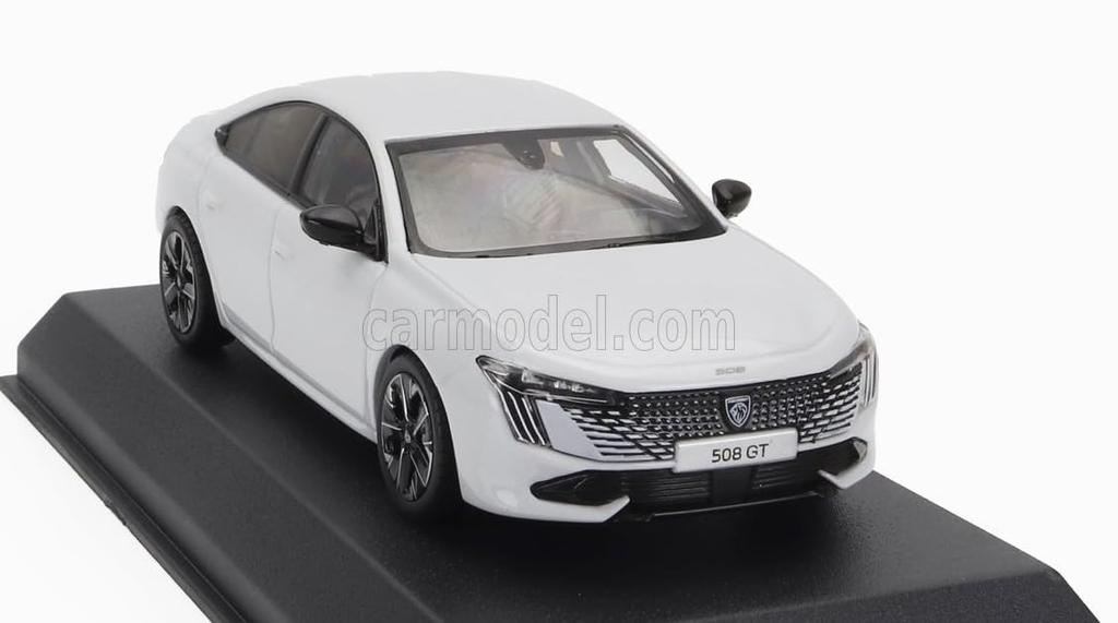 NOREV Peugeot 508 GT Hybrid Scale Diecast Model PEUGEOT 508 GT HYBRID 2023 1/43 Car, (White)