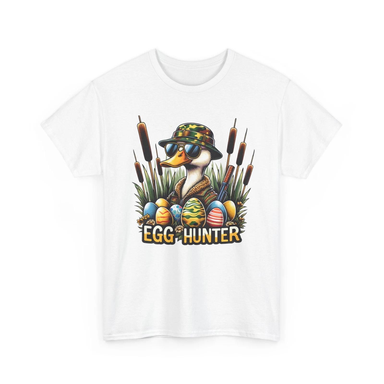 Egg Hunter Duck T-Shirt - Mythical Ducky Tee for Dreamers & Creators 4XL