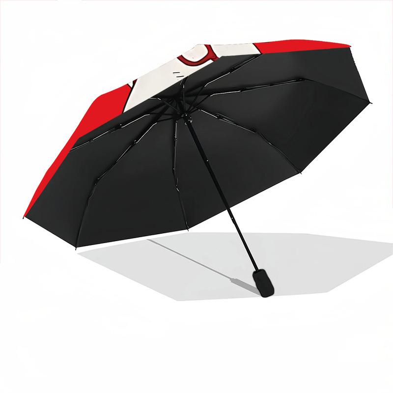 1pc Selfie Elephant Automatic Folding Umbrella, 8-Rib Durable Iron Frame, Compact Travel Umbrella for Women & Men 021