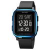 Digital Wristwatch Men Waterproof Sports Multi-functional Soft Band Work Watch
