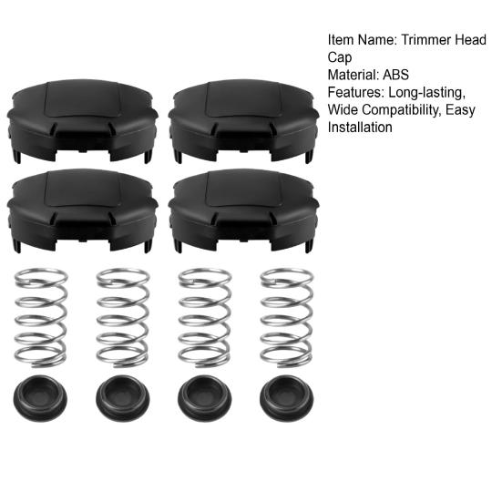 X472000070 Trimmer Head Cap Weed Trimmer Speed Feed 400 Cap with Spring Replacement String Spool Cover for Echo Weed Eater SRM-225 SRM-230 PAS-225